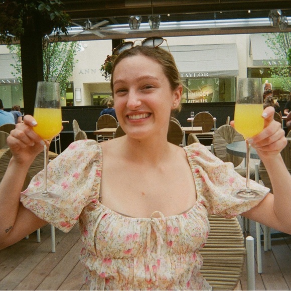 South Moon Under Floral Crop Top - Picture 1 of 3